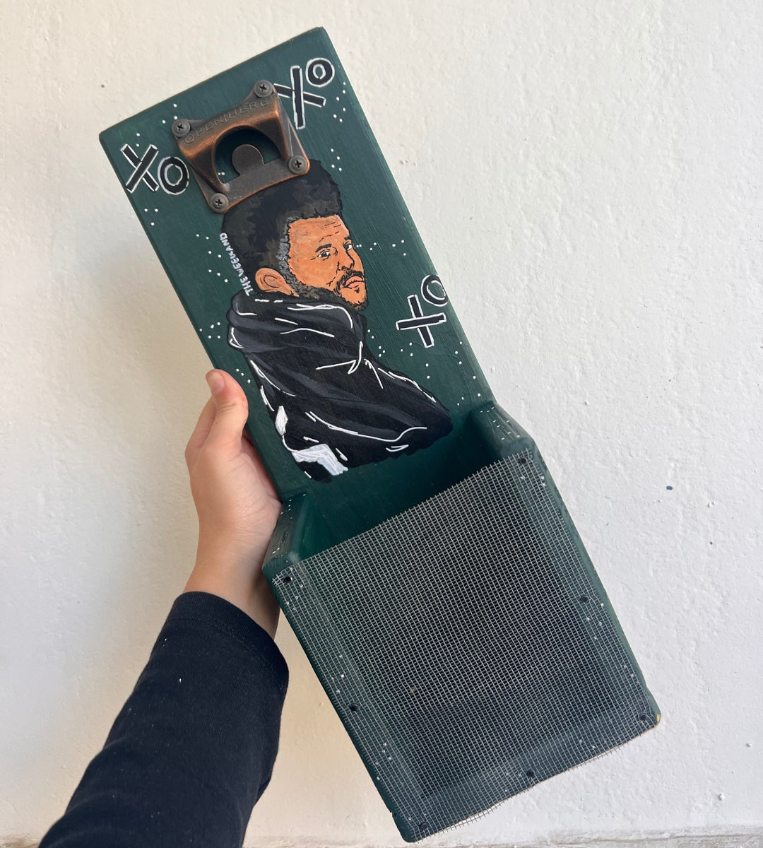 פותחן בירה עשוי עבודת יד של נגר
